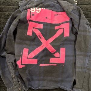 Off-White Black and Gray Jacket